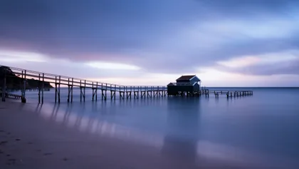 Boathouse at Dusk
