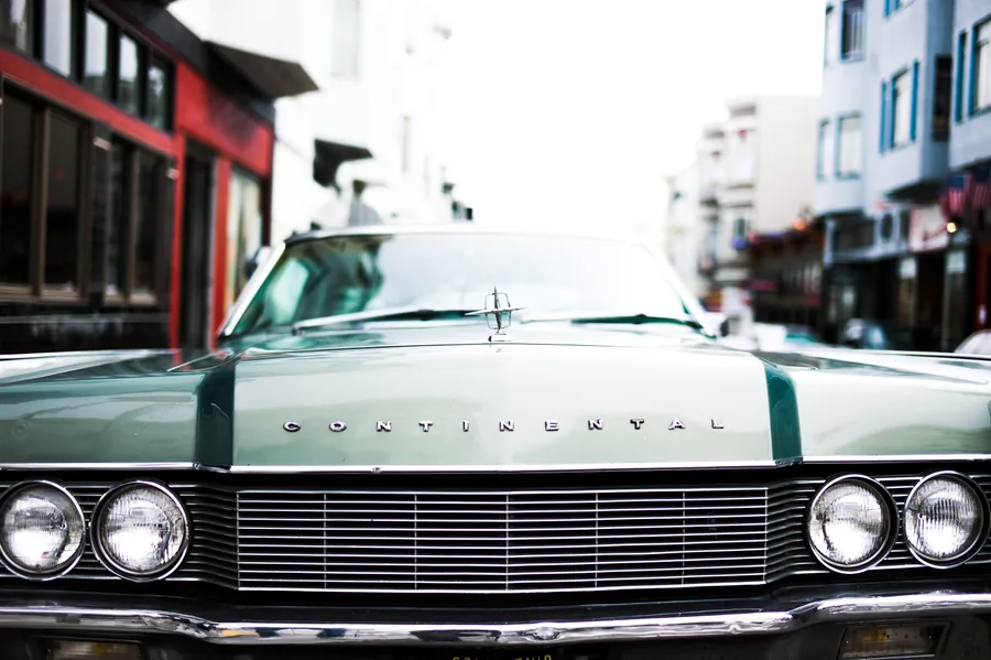 A Classic Continental on a City Street