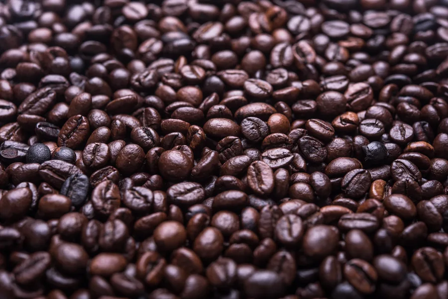 Geröstete Kaffeebohnen