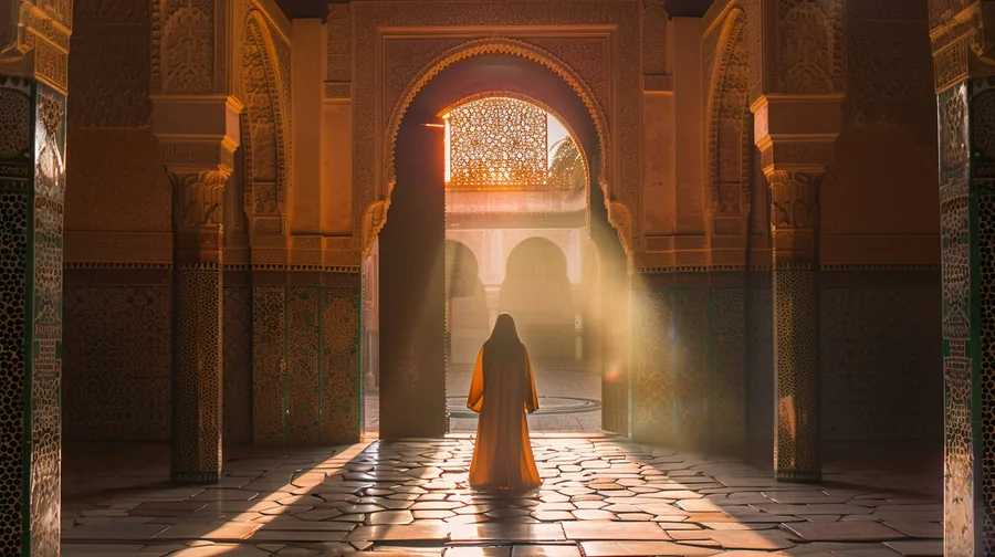 La luz a través del arco
