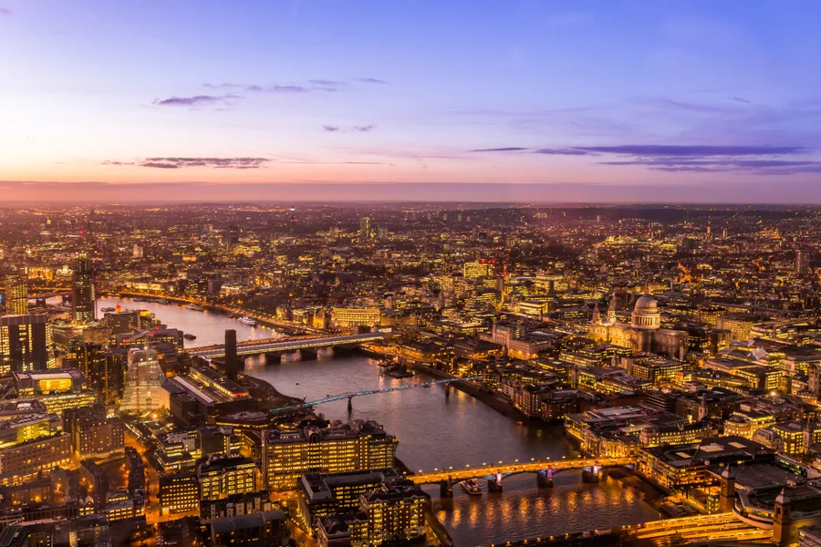 The Thames at Dusk, London