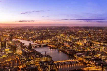 The Thames at Dusk, London