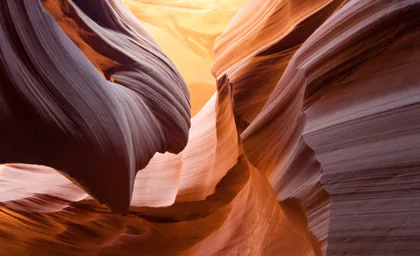 Curve di uno slot canyon