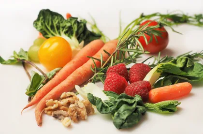 Carrots, Berries and Walnuts