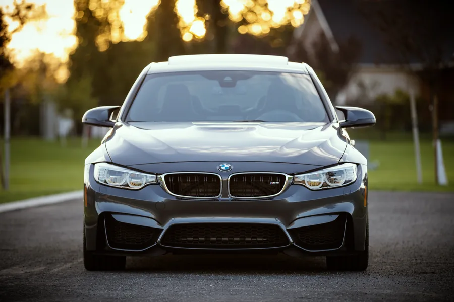 A Grey BMW M3 Head On